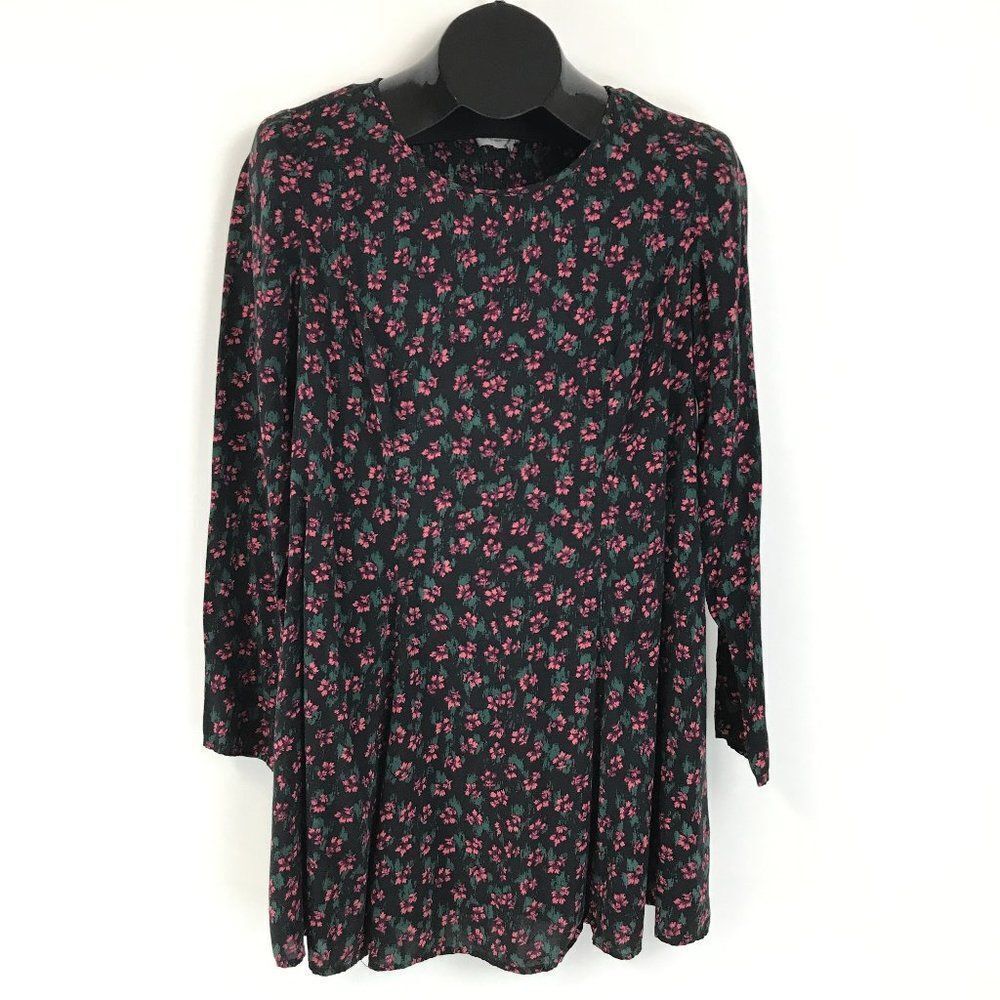 Urban Outfitters Pins & Needles Floral Tunic Dress Women’s Medium Long Sleeves